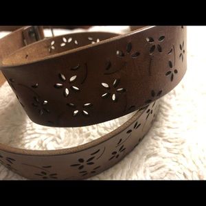Leather belt